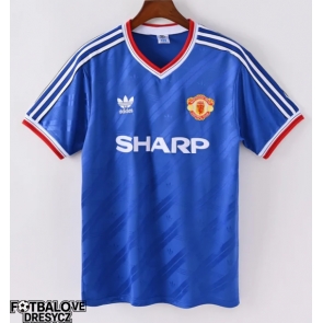 Manchester United 1986 Retro Venkovní Dres Krátký Rukáv